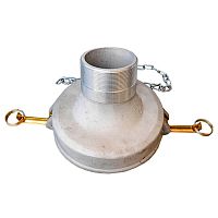 Переходник гравитационный API-4 Ду80 (резьбовой "папа")