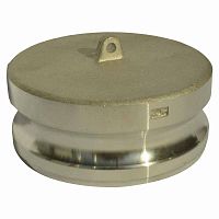 Крышка AL на адаптер БРС сухой разъем тип D 4"